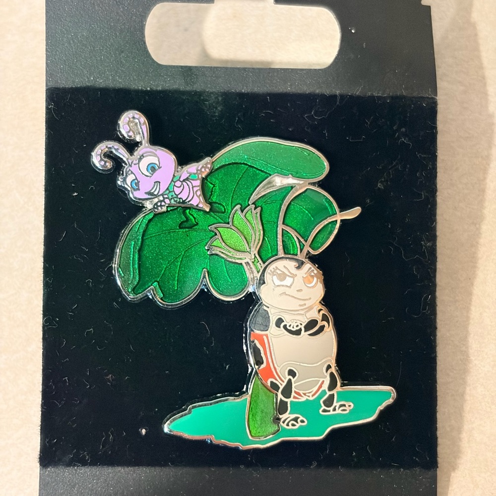Disney A Bugs Life Hiding leaf Dot and France Pin NOC
